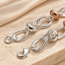 Bracelet Cœur & Trèfle — Argent 925