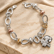 Bracelet Cœur & Trèfle — Argent 925