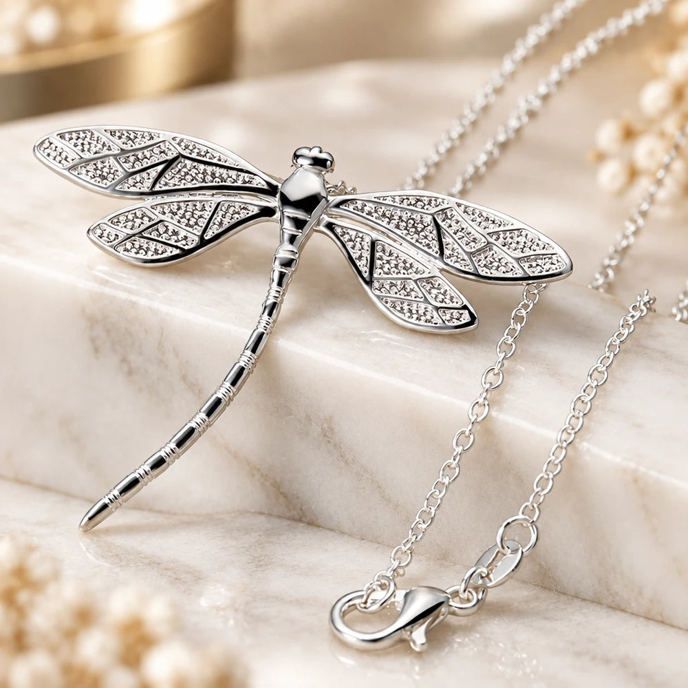 Collier Libellule — Argent 925
