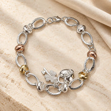 Bracelet Cœur & Trèfle — Argent 925